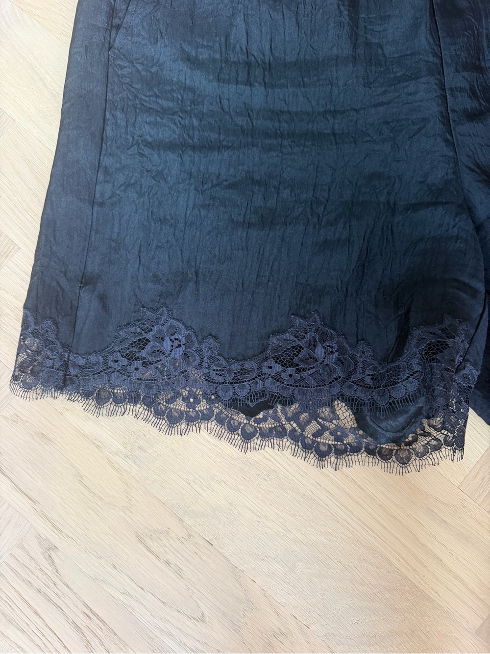 J.Crew Black Lace Trim Bermuda Shorts - Picture 9 of 11